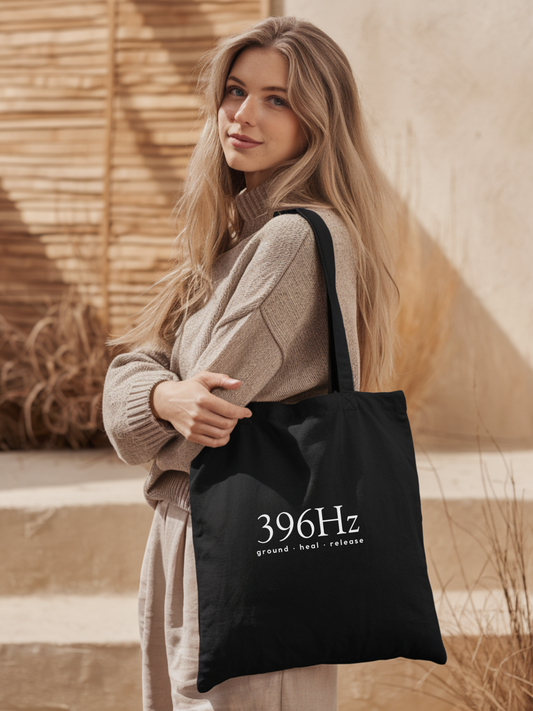 The Frequency Collection Canvas Tote Bag - 396Hz Ground Heal Release