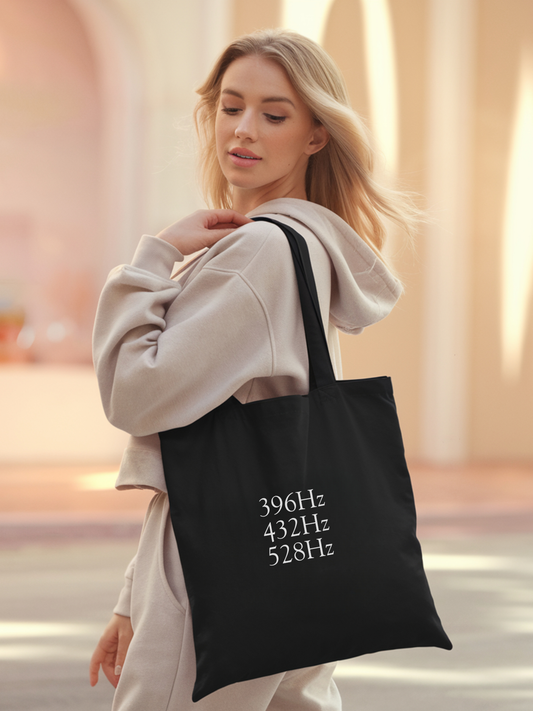 The Frequency Trio Canvas Tote Bag