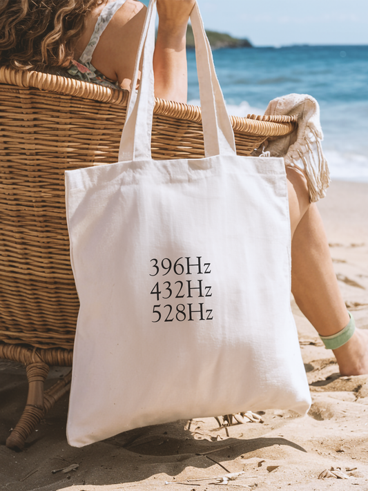 The Frequency Trio Canvas Tote Bag